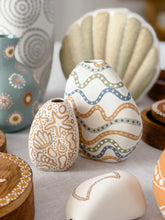 Load image into Gallery viewer, Seaside Medium Vessel Set - White/Soft Blues Greens