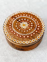 Load image into Gallery viewer, Daisy in Dots Wooden Trinket Box
