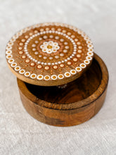 Load image into Gallery viewer, Daisy in Dots Wooden Trinket Box