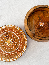 Load image into Gallery viewer, Daisy in Dots Wooden Trinket Box