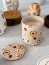 Load image into Gallery viewer, Wildflowers Ceramic Candle - Pink - Coconut & Finger Lime