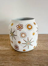 Load image into Gallery viewer, Wildflowers Medium Vessel - Soft Blues Greens/White