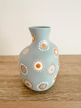 Load image into Gallery viewer, Wildflowers Bottle Vessel - Soft Blue