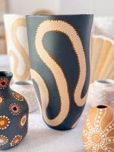 Load image into Gallery viewer, River Tall Vessel - Charcoal/Natural