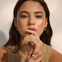 Load image into Gallery viewer, Night Sky Huggies - GOLD