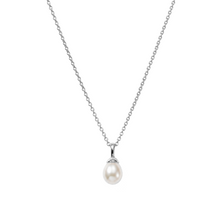 Load image into Gallery viewer, Ocean Dreamer Pearl Charm Necklace - SILVER