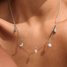 Load image into Gallery viewer, Sea &amp; Sky Charm Necklace - SILVER
