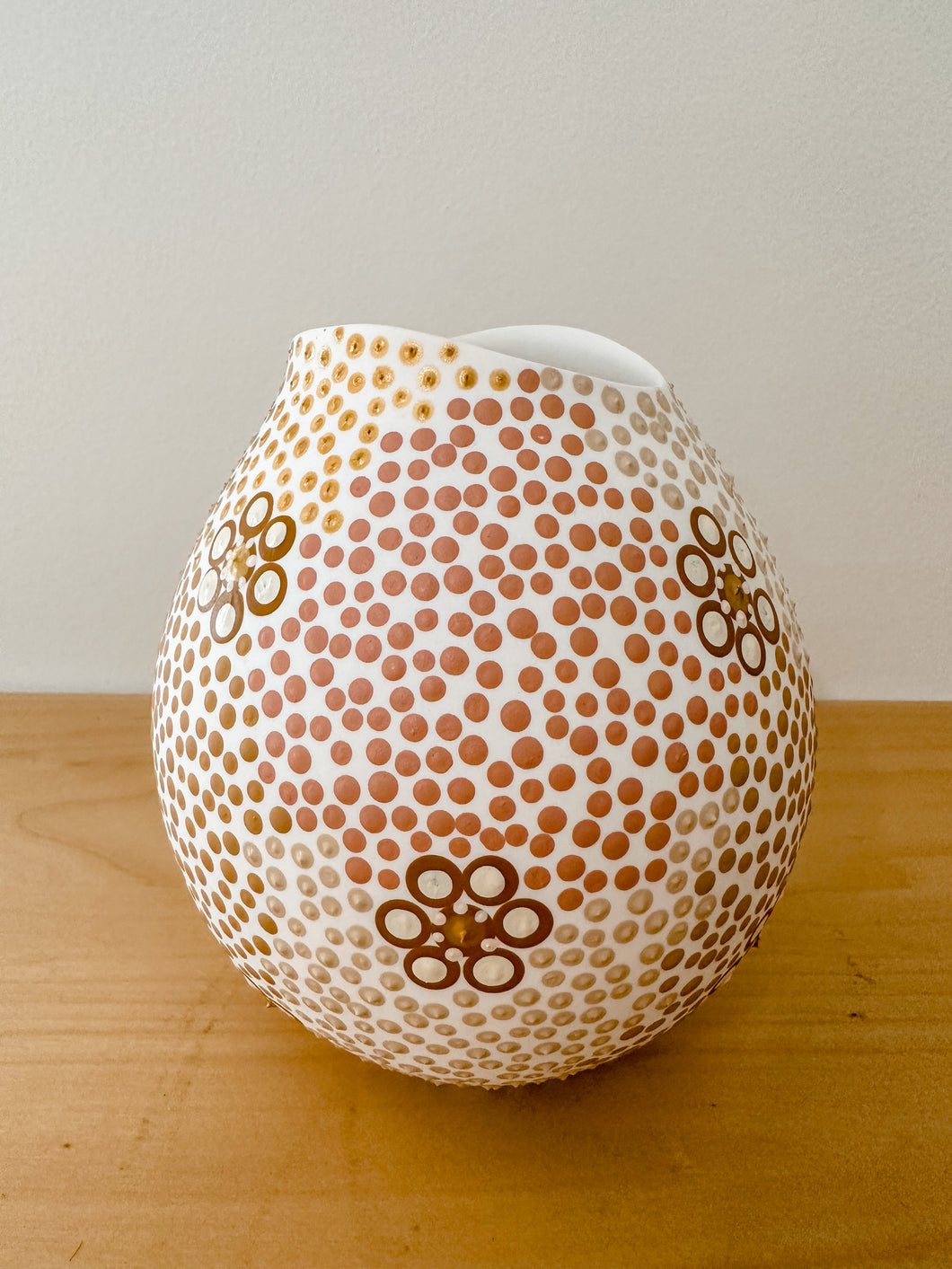 Flower Field Cocoon Vessel - Medium