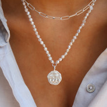 Load image into Gallery viewer, Keshi Pearl Ocean Dreamer Necklace - SILVER
