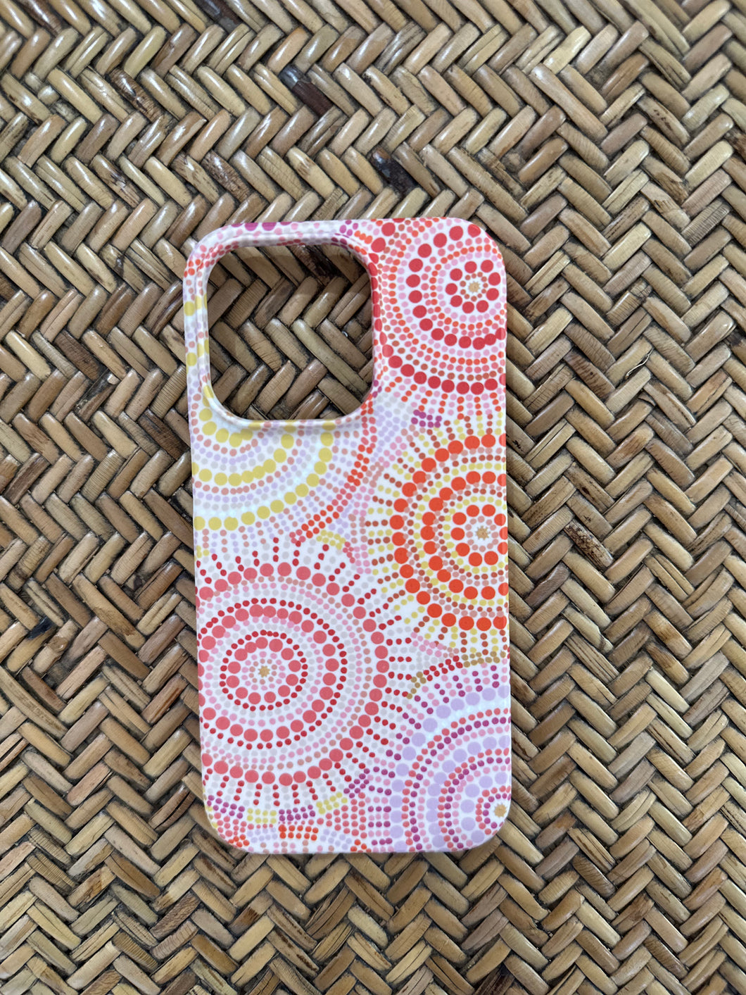 SAMPLE SALE 'Rainbow Spirit' iPhone 14 Pro Case *Sample