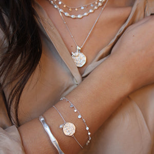 Ocean Dreamer Wave Bangle - SILVER