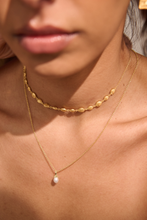 Load image into Gallery viewer, Ocean Dreamer Pearl Charm Necklace - GOLD
