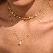 Load image into Gallery viewer, Ocean Dreamer Pearl Charm Necklace - GOLD
