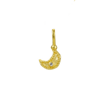 Load image into Gallery viewer, Night Sky Moon Charm - GOLD
