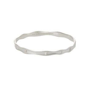 Ocean Dreamer Wave Bangle - SILVER