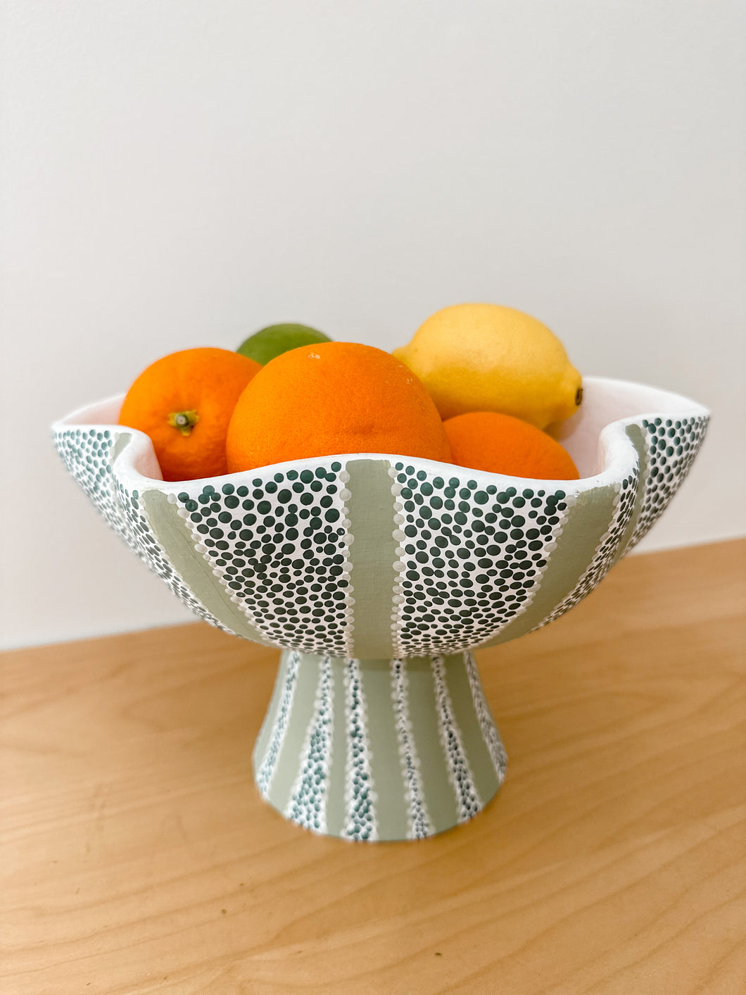 Seagrass Tall Bowl - Sage