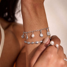 Load image into Gallery viewer, Sea &amp; Sky Charm Bracelet - SILVER
